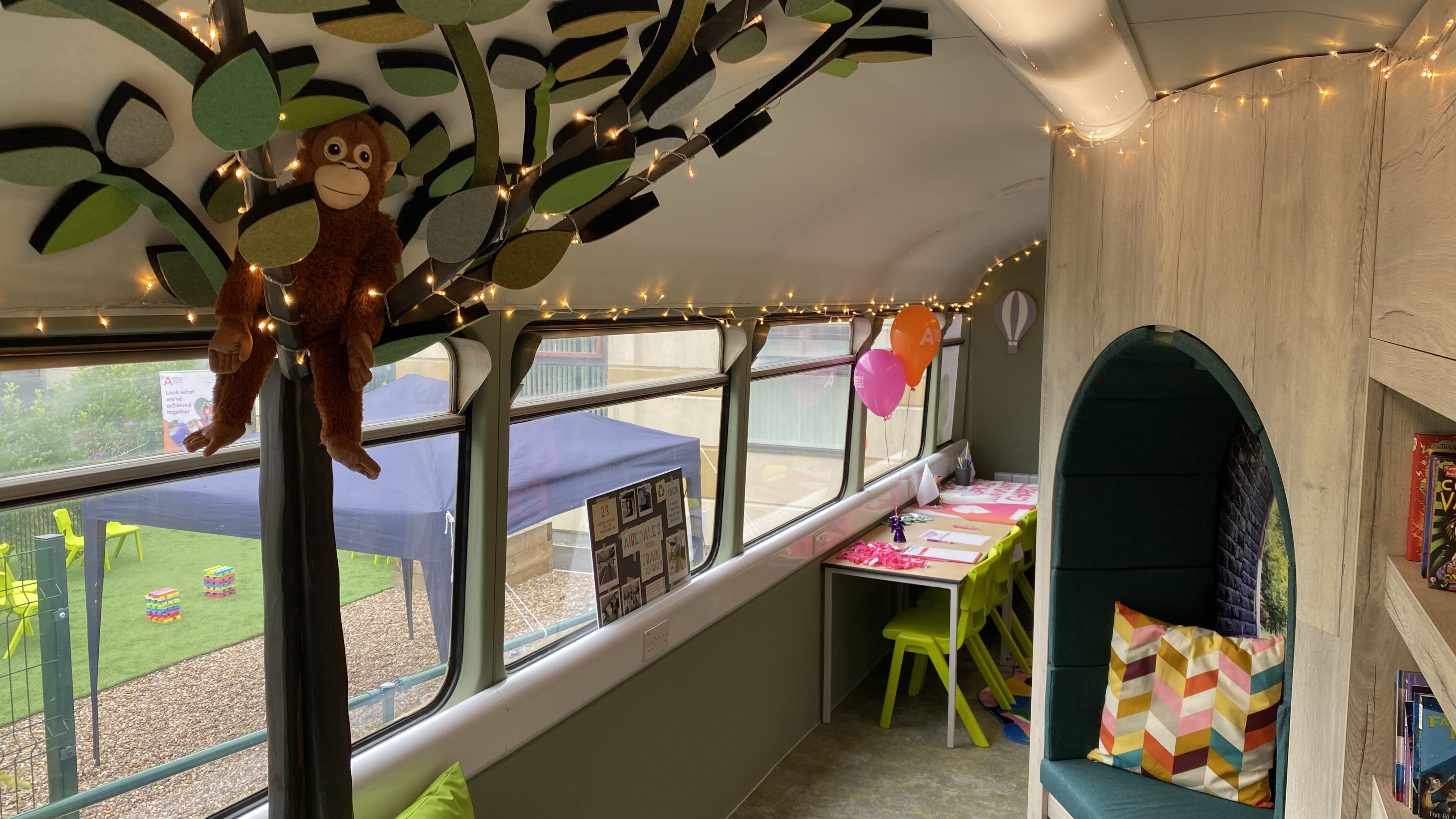 This image shows the inside of the retired pacer at Airedale hospital