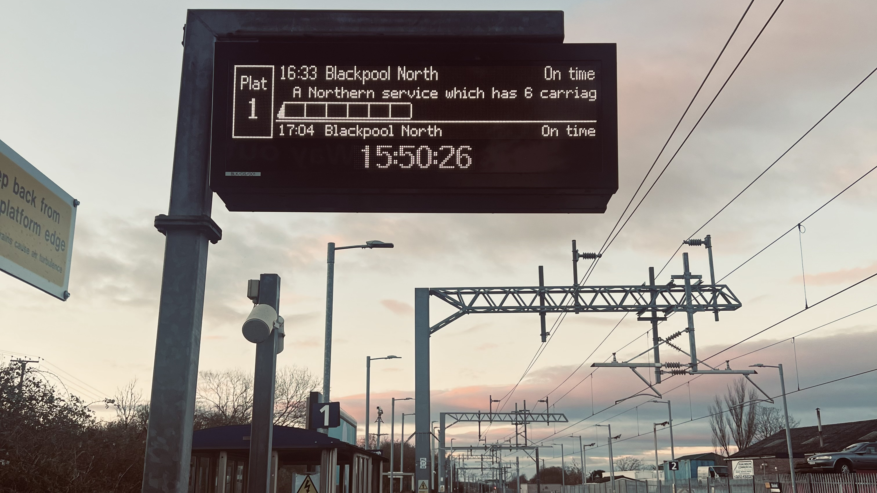 This image shows the new LED customer information screens (2)