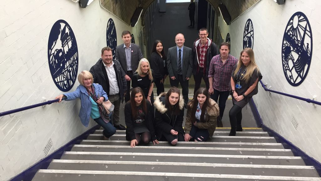 Walkden station art 2