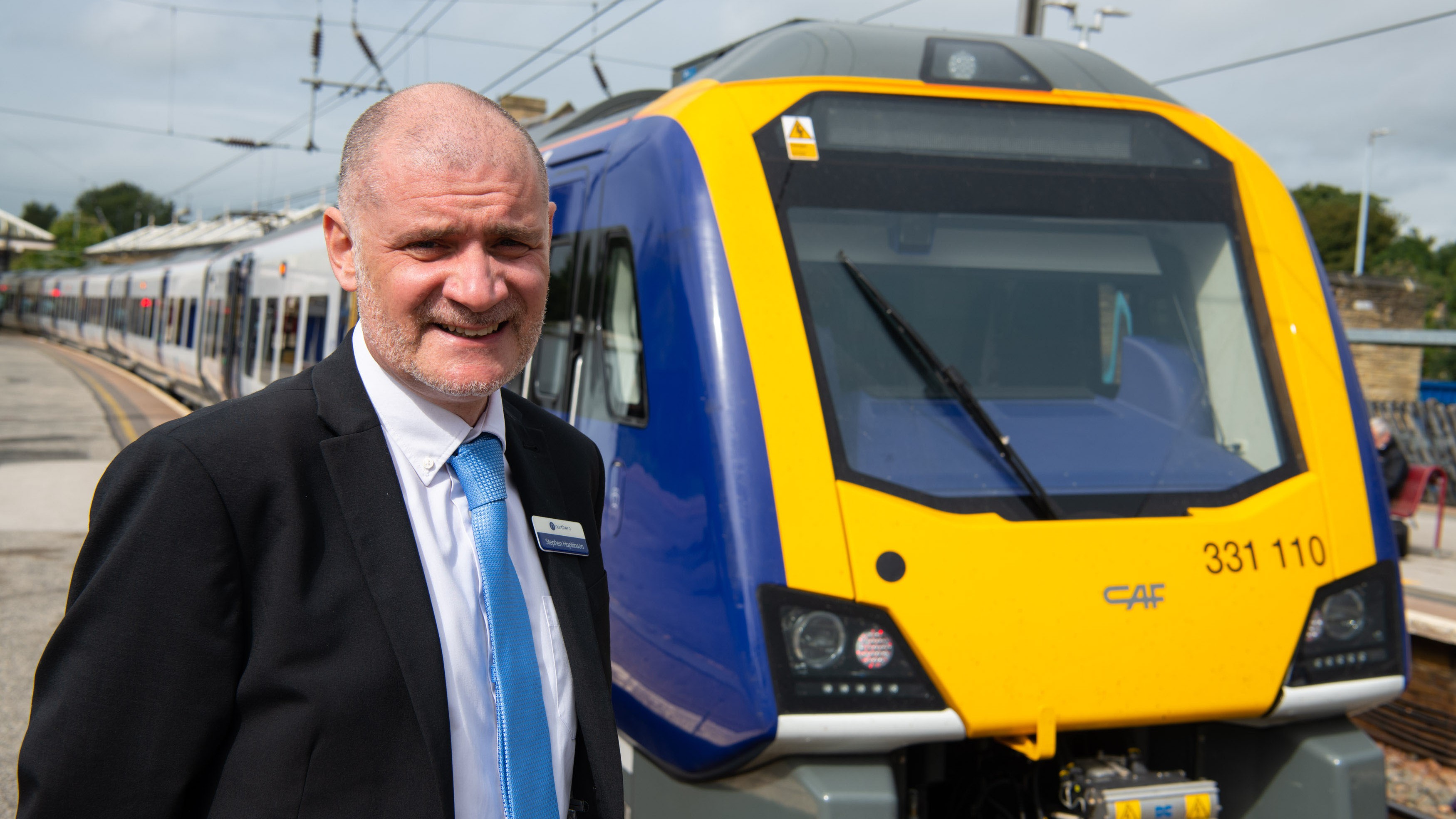 Steve Hopkinson welcomes new trains to Bradford, Skipton and Ilkley