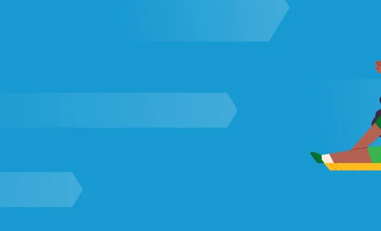 Illustration of lady doing yoga