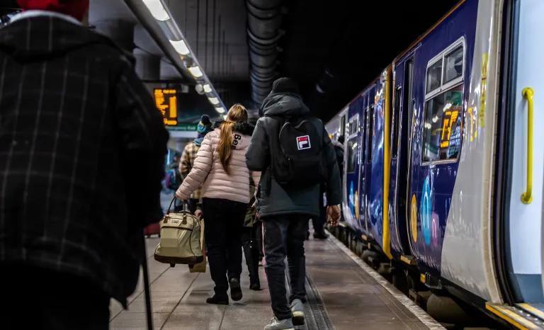 image-shows-passengers-boarding-a-northern-train