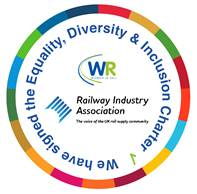 Railway industry associated award logo